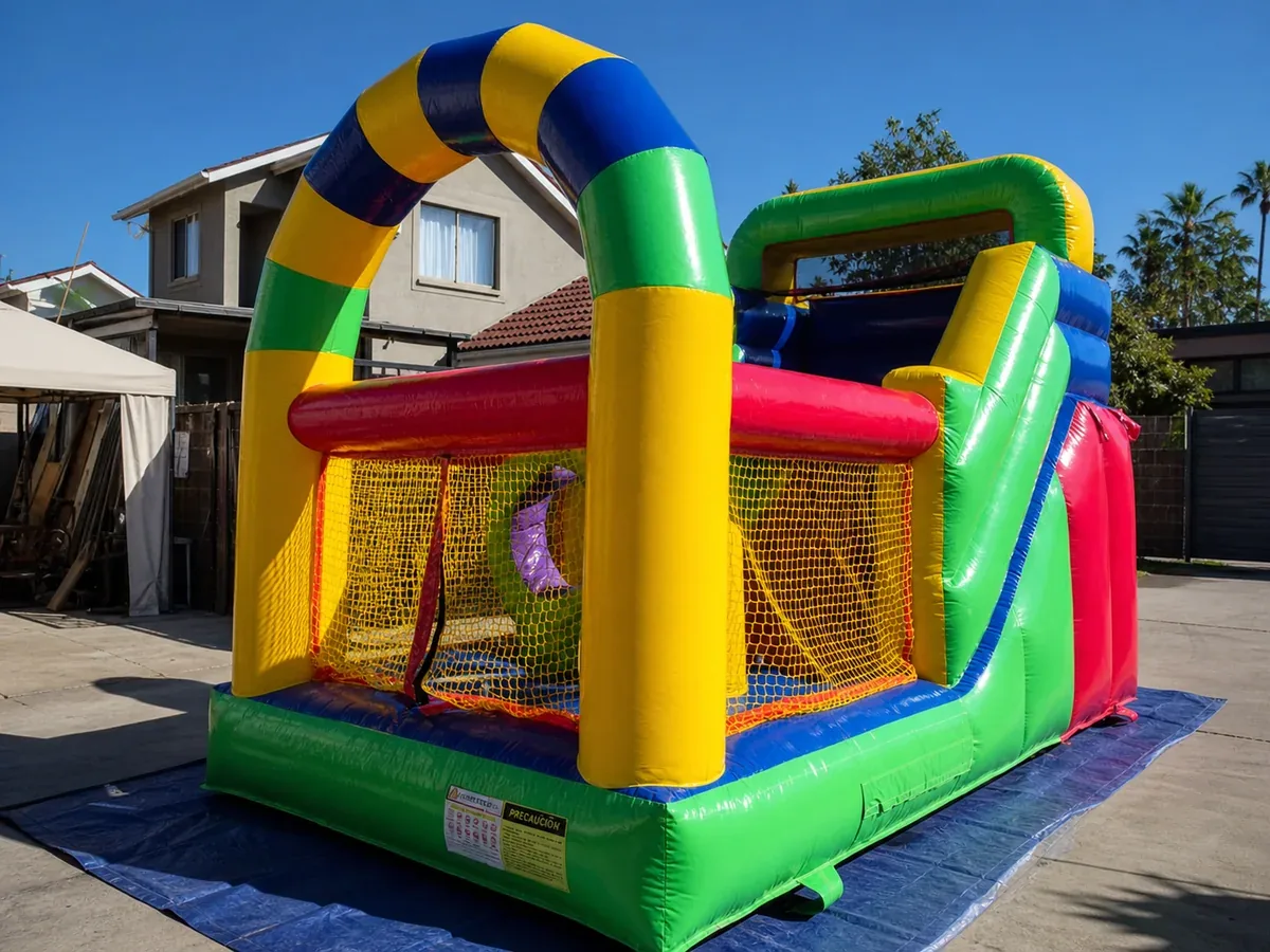 Inflable arcoíris completo